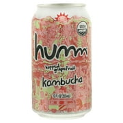 Humm Kombucha Tea, Hopped Grapefruit, Probiotic,  12-Pack, 12oz Can