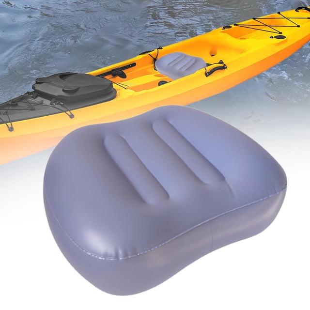Cojín de asiento inflable con ventosa, ligero, portátil, plegable, impermeable, para bañera, para deportes acuáticos y deriva.