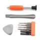 thumbnail image 1 of Ccdes Kit de destornilladores de mantenimiento, mango ergonómico Herramienta de reparación de controlador de juego de plástico + metal Resistente al desgaste para herramientas de reparación aptas para Cable No se aplica, 1 of 5