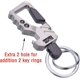 thumbnail image 4 of Paquete de 2 llaveros Sailing con abrebotellas plateado y pistola, 4 of 5