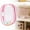 F, variant on ZMKIAG Premium Doll Carrying Case with Keychain & Plush balls - Large Clear Protective Storage Bag for Collectible Figures - Convenient Travel Organizer for Girl Style Dolls