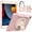 Rosegold, variant on Allytechgroup kids Case for iPad 9th/ 8th/ 7th Generation 10.2 inch (Case for iPad 9/8/7 Gen), Military Grade Drop Protection with Hand/Shoulder Strap Rotating Stand Pencil Holder, Rose