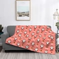 thumbnail image 2 of Disketp Merry Christmas Santa Claus Flannel Blankets - Thick and Warm Blanket for Winter, Soft Fuzzy Plush King Blanket for All Seasons-40"x30", 2 of 6