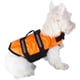 thumbnail image 5 of Chaleco salvavidas para perros, ropa de seguridad, arnés de cuello, protector de natación para mascotas, tira reflectante, traje de baño naranja, talla X-Small, 5 of 5