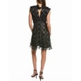 thumbnail image 2 of IRO womens  Leven Silk-Blend Mini Dress, 34, Black, 2 of 3