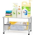 thumbnail image 5 of Under Sink Organizer, Sliding Mesh Basket Organizer Drawer Chrome, 5 of 6