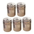 thumbnail image 5 of NIYANGLE 5Pcs Seasoning Containers Stainless Steel Prevents Wet or Dirty for Chefs Cooking, 5 of 8