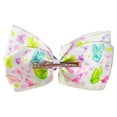 thumbnail image 2 of JoJo Siwa Girls Butterflies Polyester Clip In Hair Bow, Multicolor, 2 of 3