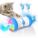 thumbnail image 1 of ENJOY PET Juguetes para gatos, juguetes interactivos con plumas para gatos con balanceo automático de 360 ​​grados, 2 modos de velocidad, recargable por USB, ejercicio para mascotas, 1 of 5