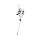 thumbnail image 3 of Luces solares de rosas con estaca para jardín, lámpara decorativa para exteriores, ideal para caminos y patios (flores rosas con mariposas), 3 of 8