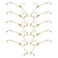thumbnail image 4 of GOOHOCHY Clip Hangers For Home Shop Use Golden Metal 10Pcs, 4 of 8