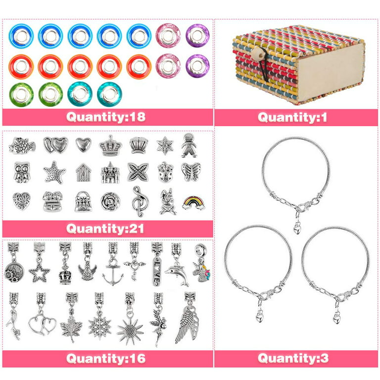 Pearoft Girls Gifts for 5 6 7 8 9 10 Year Old Girls, DIY Bracelet Jewelry  Making Kit for Girls Craft Kits for Kids Age 7 8 Girls Toys, Kids' Arts and