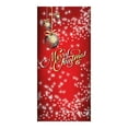 HDWUEN 2024 Christmas Door Cover Decoration,Christmas Elastic Fabric