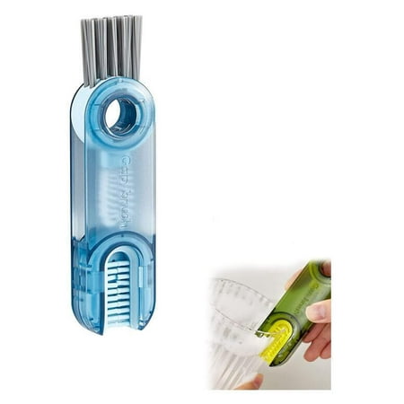 

3 In1 Tiny Bottle Cup Lid Detail Brush Multi-Functional Crevice Cleaning Brush Multipurpose Bottle Gap Cleaner Brush Cleaning Brush Water Bottles