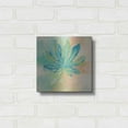 thumbnail image 3 of Luxe Metal Art 'Beach Cove Leaves IV' by Studio Mousseau, Metal Wall Art, 12"x12", 3 of 7