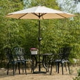 thumbnail image 2 of Westin Outdoor 91" Blue Octagon Market Patio Umbrella With Square Concrete Base, 2 of 5
