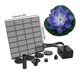 thumbnail image 4 of Fuente Solar Lotus Bomba Fuentes Solares para Baño Pájaros () Púrpura, 4 of 6