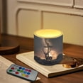 thumbnail image 4 of SEANATIVE LED Flameless Candles Set of 4 Multi-Color Battery Operated Fake Flickering Candles with Remote and Timer, for Holiday Festival Wedding Decorations, Deer Cross Galaxy, 4 of 7