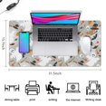 thumbnail image 5 of Long Mouse Pads for Desk,Halloween Ghosts and Witchy Elements Desk Mats on Top Of Desks, Desk Mouse Pad Extra Large with 3mm Non-Slip Base and Stitched Edge for Gaming,Office,Work,Home 31.5"x15.7", 5 of 6