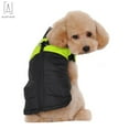 thumbnail image 5 of Gustave Waterproof Warm Dog Clothes for Winter Pet Coat Protection Down Dog Vest For Large Dogs (66lb-110lb) "6XL,Green", 5 of 6