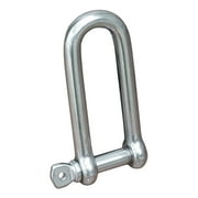 Five Oceans 3/16 inches Stainless Steel Long "D" Rigging Shackle with captive pin FO3679