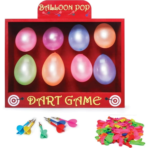 Upper Midland Products Balloon Darts Carnival Games for Carnival Decorations, Outdoor Games