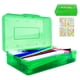 thumbnail image 1 of Kinder, Stifte Organizer,Stifte aufbewahr,Stiftebox mit Deckel,Aufbewahrung Stifte,Transparente Schreibwarenbox Stapelbar Stationery Organizer Aufkleber,Geschenke Stifteköcher, 1 of 7