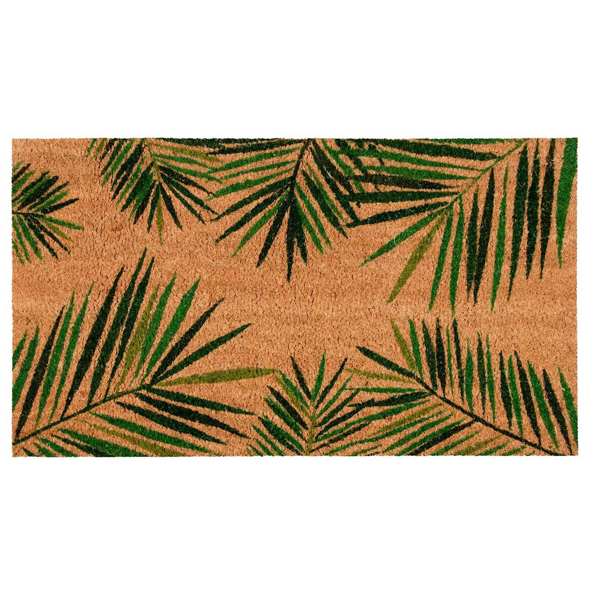 Natural Coir Door Mat All Season Indoor Outdoor Doormat, Easy