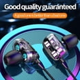 thumbnail image 5 of 2Pack Wired Earbuds with Microphone, Earphones in-Ear Headphones HiFi Stereo, Powerful Bass and Crystal Clear Audio, 3.5mm Headphone for iPhone, iPad, Android Phones, MP3, Laptop, Computer (Black), 5 of 8