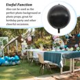 thumbnail image 4 of Moyic Globos de cumpleaños Regalos para niños Superficie lisa Casa Globo Habitación Decoraciones Kit Atmósfera Arreglo Foto Props Negro Type3 NO3 Moyic HA062117-07, 4 of 6