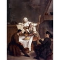 thumbnail image 2 of Longhi Kitchen C1740. Nla Polenta. Oil On Canvas By Pietro Longhi C1740. Print by, 2 of 2