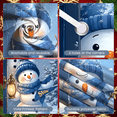 thumbnail image 4 of Snowman Decoration Winter Banner Christmas Design Snow Theme for Holiday Party Indoor Decor Seasonal Celebration, 4 of 9