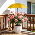 thumbnail image 4 of Secfreeship Adjustable Ground Stake Plant Parasol, UV Heat Insulation Mini Umbrella, Waterproof Polyester Shade for Cactus Herb Balcony Gardening, 10.6"x13.7", 4 of 6