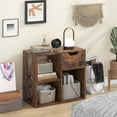 thumbnail image 4 of Costway 2 PCS 3-Cube Bookshelf 2-Tier Open Shelf Bookcase with Drawer Home Storage Organizer, 4 of 10