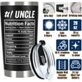 thumbnail image 3 of Uncle Gifts from Niece Nephew Best Uncle Ever Gifts - Birthday Gifts for Uncle Tumblers, Cool Fathers Day Uncle Gifts Ideas from Niece, Best Uncle Ever Coffee Tumbler for Men, 3 of 6