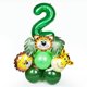 thumbnail image 5 of Juego de globos con números de animales para fiesta de cumpleaños de safari en la jungla, decoración para fiesta de primer cumpleaños de niños de 1, 2, 3, 4, 5 y 6 años, suministros para fiesta en el, 5 of 5