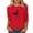 Red, variant on Lorytime Forth of July Outfits Women Red White and Blue Tops Patriotic Graphic Clothes 3/4 Sleeve Festival Wear Black S