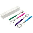 thumbnail image 4 of Back Scratcher,4 Pcs Telescoping Back Scratchers Hand Massager Backslap with Rubber Handles Bear Claw Metal Telescopic Back Scratcher, 4 of 6