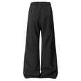 thumbnail image 4 of vdgthytj Mens Athletic Pants Elastic Drawstring Waist Wide Leg Baggy Breathable Running Gym Sport Trousers with Pockets(3X-Large,Black), 4 of 7