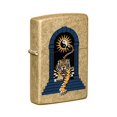 thumbnail image 1 of Zippo 48613 Tiger Tattoo Design Brass Windproof Pocket Lighter, 1 of 4