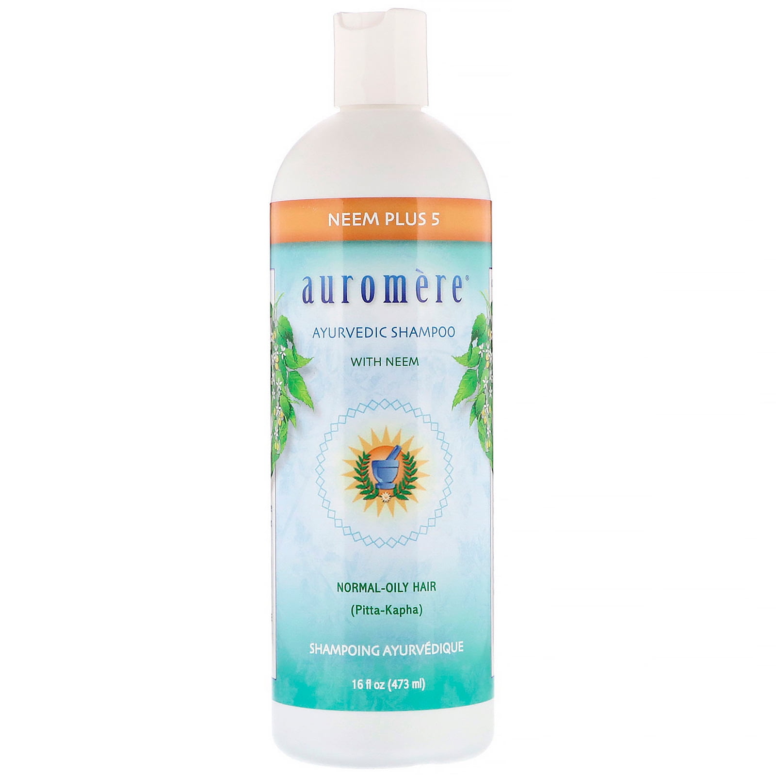 Auromere Ayurvedic Shampoo with Neem Neem Plus 5 16 fl oz 473 ml ...
