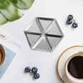 thumbnail image 1 of RENACLIPY 6Pcs Aluminum Bead Sorting Trays Triangle Jewelry Organizers for Nail Art Rhinestones Storage, 1 of 8