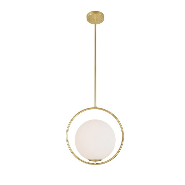 CWI Lighting 1 Light Mini Pendant with Medallion Gold Finish