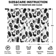 thumbnail image 2 of Blackout Kids Curtains,Halloween Black Ghosts Bats and Pumpkins Childrens Insulated Curtains Set Of 2,Bedroom Essentials,Toddler Room Decor 52"x84", 2 of 5