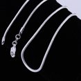 thumbnail image 2 of 16 Inch - 24 Inch Women Fashion Silver Plated Snake Chain Necklace Jewelry, 2 of 8