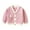 Pink, variant on Lkhaha Jacket for Girls 2025 Rainbow Letter Print Cardigan Boys Button Up Sweaters With Pocket Baby Knitted Knitwear Outerwear Coats Size 18-24 Months