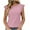 #71-Pink, variant on Staron Summer Blouses for Women Clearance Under $5 Eyelet Embroidery Ruffle Short Sleeve T-shirt Business Casual O Neck Shirts Hollow Out Crochet Lace Tops Pink XL