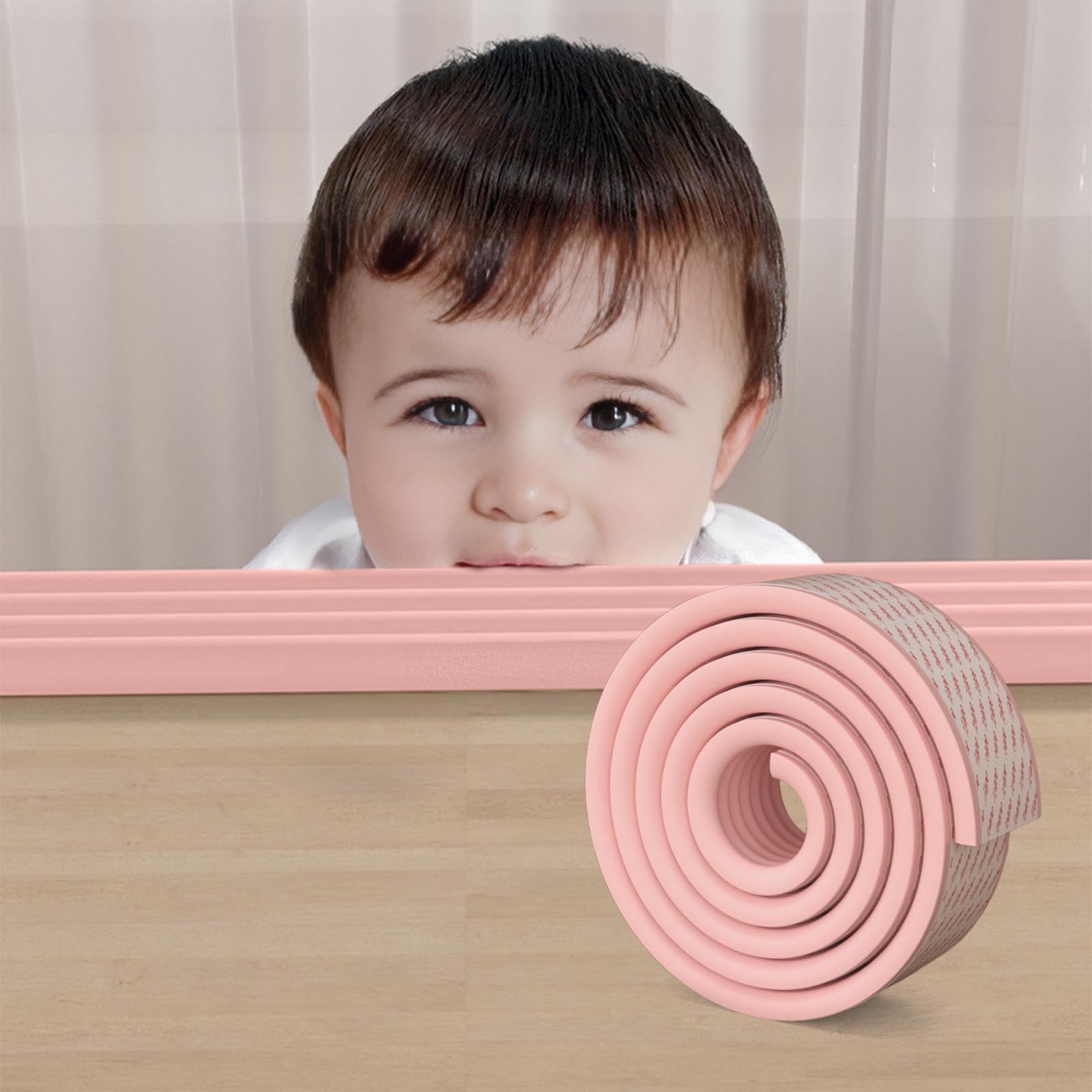 Baby Proofing Corner Guards - Thickened Foam Edge Protectors for Tables & Furniture, Child Safety Bumpers, Anti-Collision Padding Strips (4-Pack)
