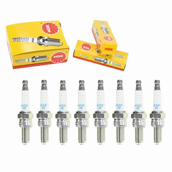 8 pc NGK 6955 Standard Spark Plugs for 653 761605 8224685 828209 92070-0002 94702-00409 94709-00409 E3.38 G57C HD6R10 RG6HCC U27ESR-NB Ignition Wire Secondary