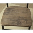 thumbnail image 4 of Furniture of America Palmer 5-Piece Dining Set, Antique Brown and Bronze, 4 of 5